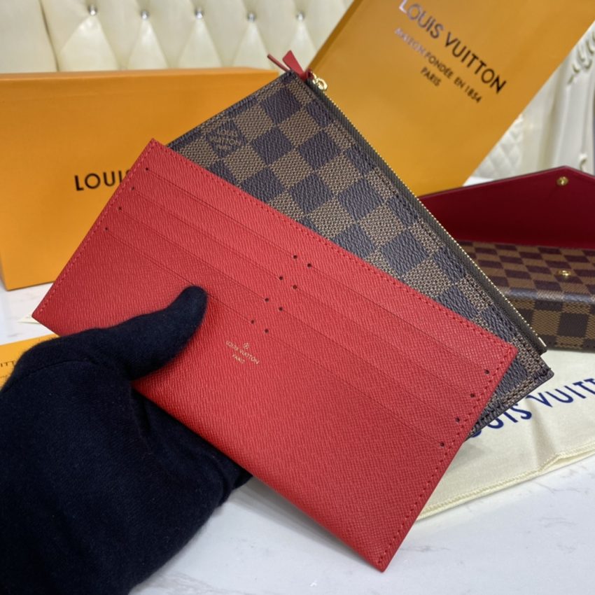 20201121_i1605964256_9049_7 Replica Louis Vuitton Félicie Pochette Brown Grid - Image 7