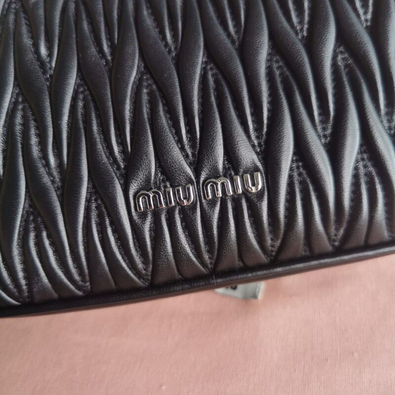 20210812_i1628751323_5928_4 Replica Miu Miu Matelassé Pearl Black - Image 5