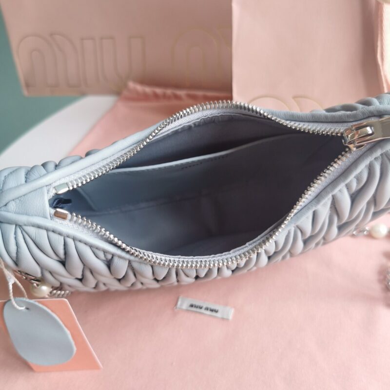 20210813_i1628839934_3337_6 Replica Miu Miu Matelassé Pearl Blue - Image 5