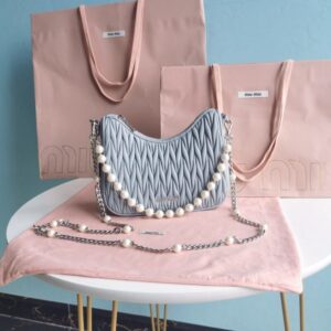 Elementor 页面 #30185 Replica Miu Miu Matelassé Pearl Blue