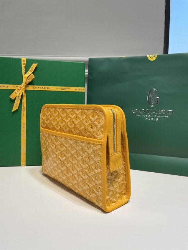 20211010_i1633846788_917_2 Replica Goyard Jouvence Toiletry Bag Yellow - Image 4