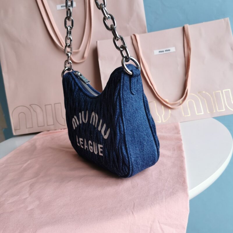 20220118_a1642479975245_3076 Replica Miu Miu Matelassé Denim Blue - Image 4