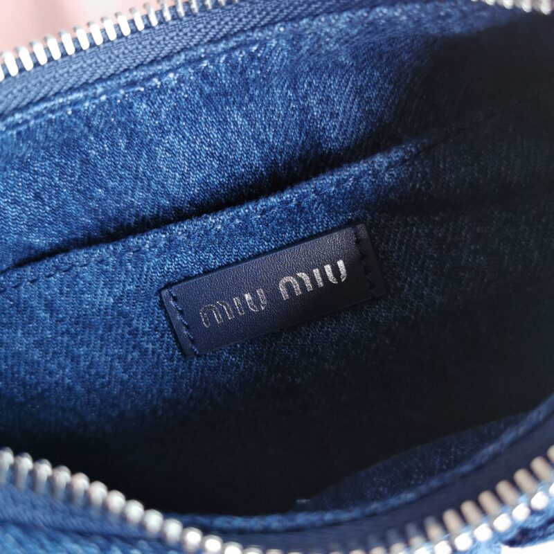 20220118_a1642479975753_0702 Replica Miu Miu Matelassé Denim Blue - Image 9