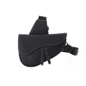Replica Dior Saddle Bag Black Calfskin