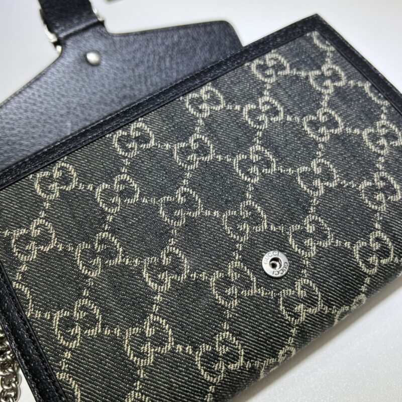 20220312_i1647058092_176_5 Replica Gucci Dionysus GG Chain Wallet Denim Black - Image 2