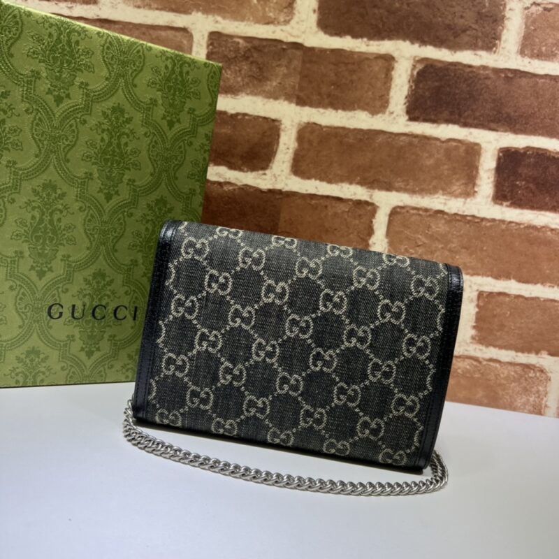 20220312_i1647058092_3017_1 Replica Gucci Dionysus GG Chain Wallet Denim Black - Image 3
