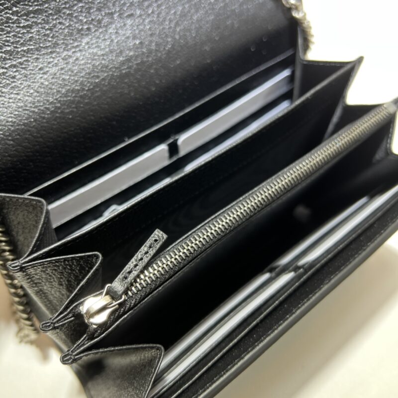 20220312_i1647058092_6938_4 Replica Gucci Dionysus GG Chain Wallet Denim Black - Image 4
