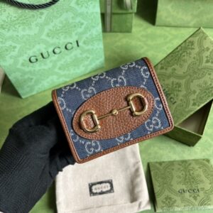 Elementor 页面 #30816 Replica Gucci Horsebit 1955 Wallet Denim Blue