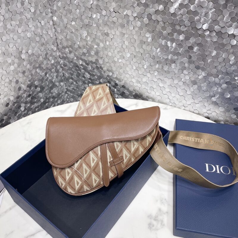 20220618_i1655534829_969_0 Replica Dior Saddle Bag Brown Triangle