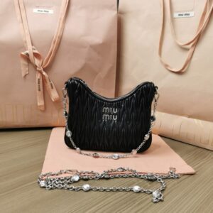 Elementor 页面 #30185 Replica Miu Miu Matelassé Crystal Black