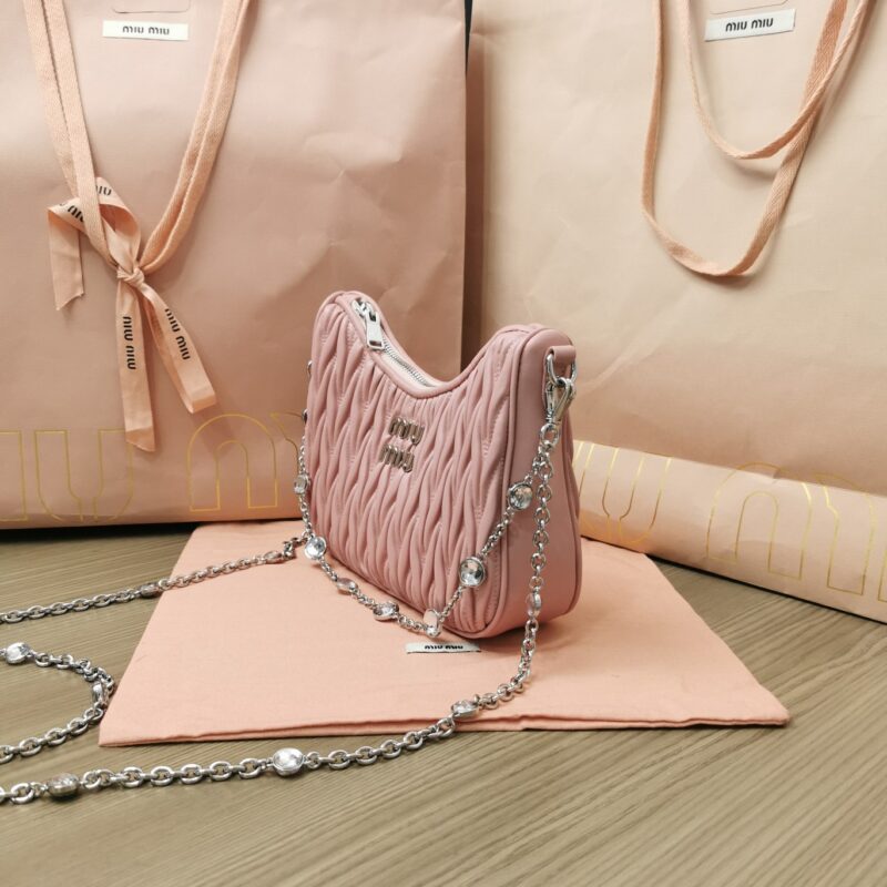 20220721_a1658334683459_1665 Replica Miu Miu Matelassé Crystal Pink - Image 3