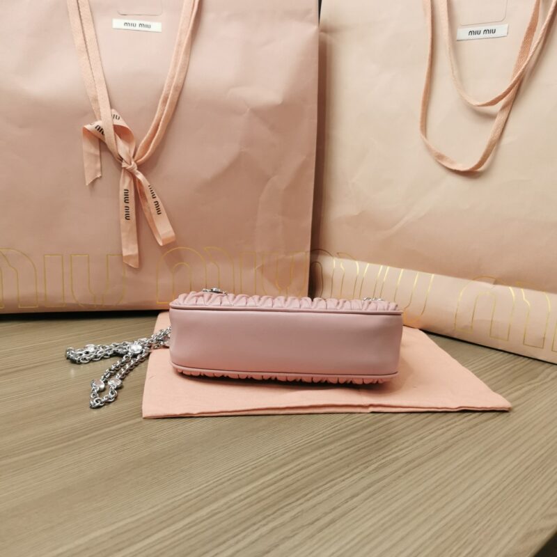 20220721_a1658334683545_0881 Replica Miu Miu Matelassé Crystal Pink - Image 4