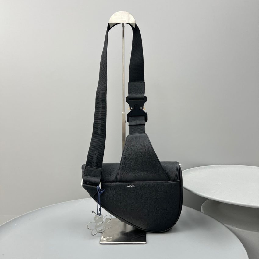 20220911_i1662869615_7527_2 Replica Dior Saddle Bag Full Black Calfskin - Image 9