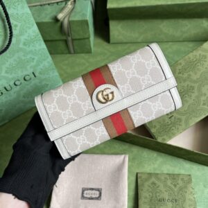 Elementor 页面 #30816 Replica Gucci Ophidia Long Wallet White