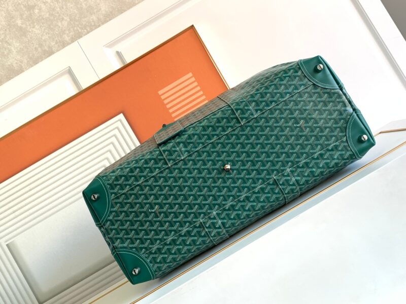 20221017_a1665980816487_4510 Replica Goyard Bowling 55 Bag Green - Image 4