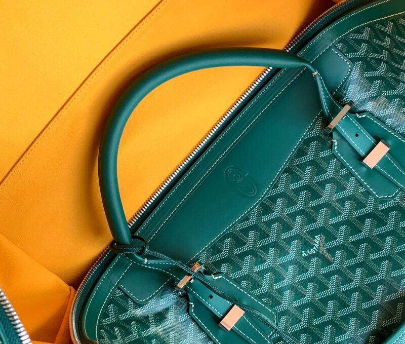 20221017_a1665980816860_5433 Replica Goyard Bowling 55 Bag Green - Image 5
