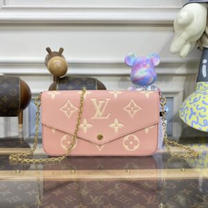 Replica Louis Vuitton Félicie Pochette Pink-Top 1:1 Quality Replica