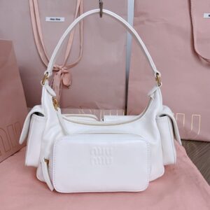 Elementor 页面 #30185 Replica Miu Miu Nappa Pocket Bag White