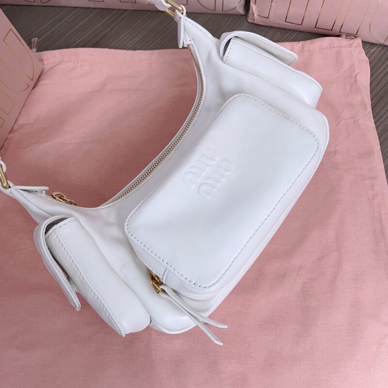 20230501_i1682931293_7937_4 Replica Miu Miu Nappa Pocket Bag White - Image 7