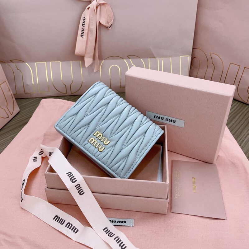 20230517_i1684257357_4370_1 Replica Miu Miu Pocket Wallet Light Blue - Image 3