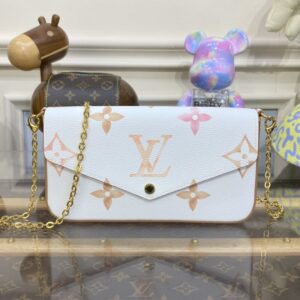 Elementor 页面 #31077 Replica Louis Vuitton Felicie Pochette White Apricot
