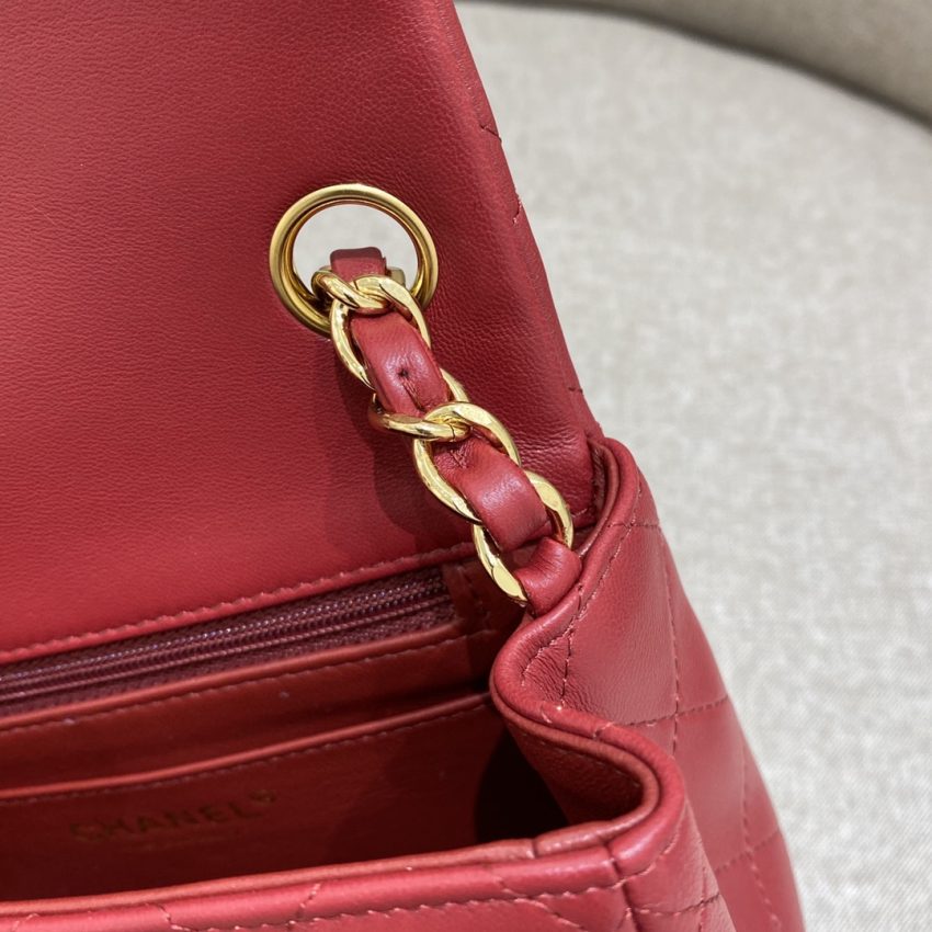 20230711_i1689083742_4445_6 Replica CHANEL Classic Flap 17cm Red - Image 4