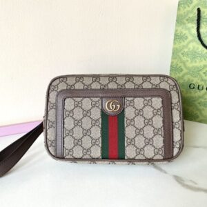 Replica Gucci Ophidia GG Clutch Beige