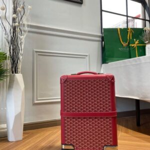Elementor 页面 #30899 Replica Goyard Bourget Travel Suitcase Red