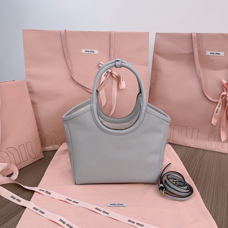 20231123_i1700722419_7344_2 Replica Miu Miu Ivy Small Tote Grey - Image 7