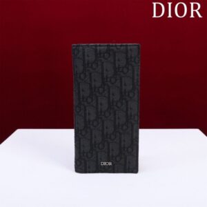 Elementor 页面 #30853 Replica Dior Long Jacquard Wallet Black