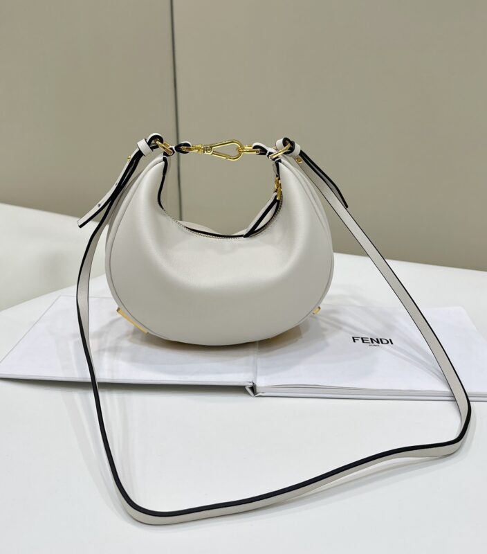 a1-2-6 Replica Fendi Fendigraphy Small White