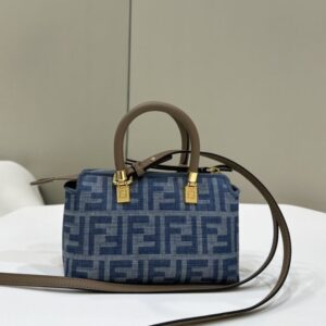 Replica Fendi By The Way Boston   Blue Denim