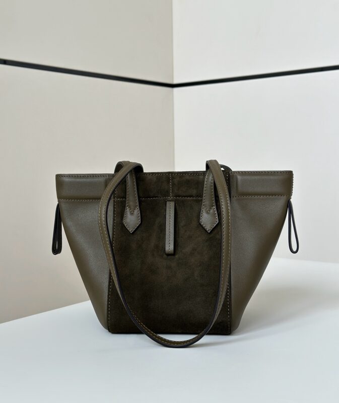 a2-16 Replica Fendi Origami Small Dark Green - Image 3