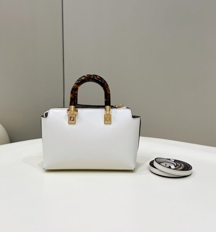 a2-3-1 Replica Fendi By The Way Boston White - Image 2