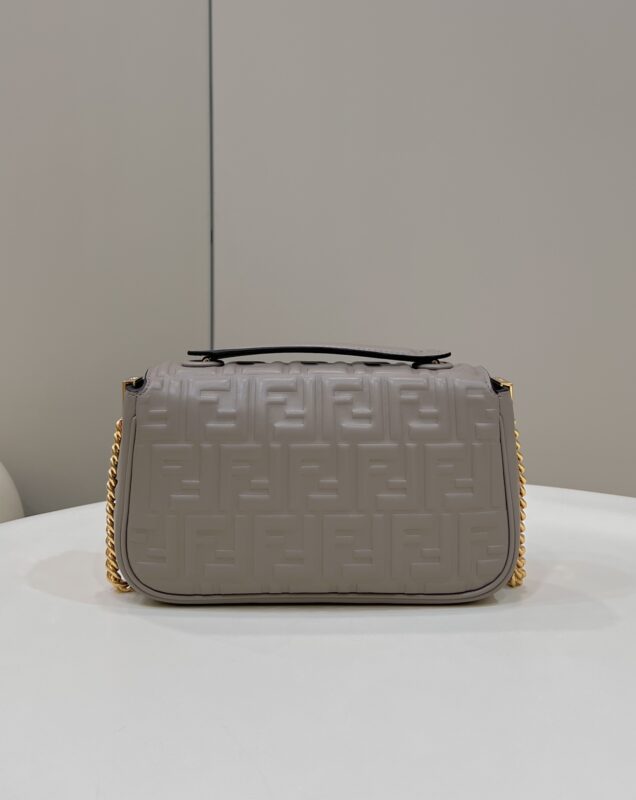 a2-3-11 Replica Fendi Baguette Sliding Chain Beige - Image 2