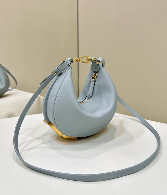 a2-3-4 Replica Fendi Fendigraphy Small Sky Blue - Image 2