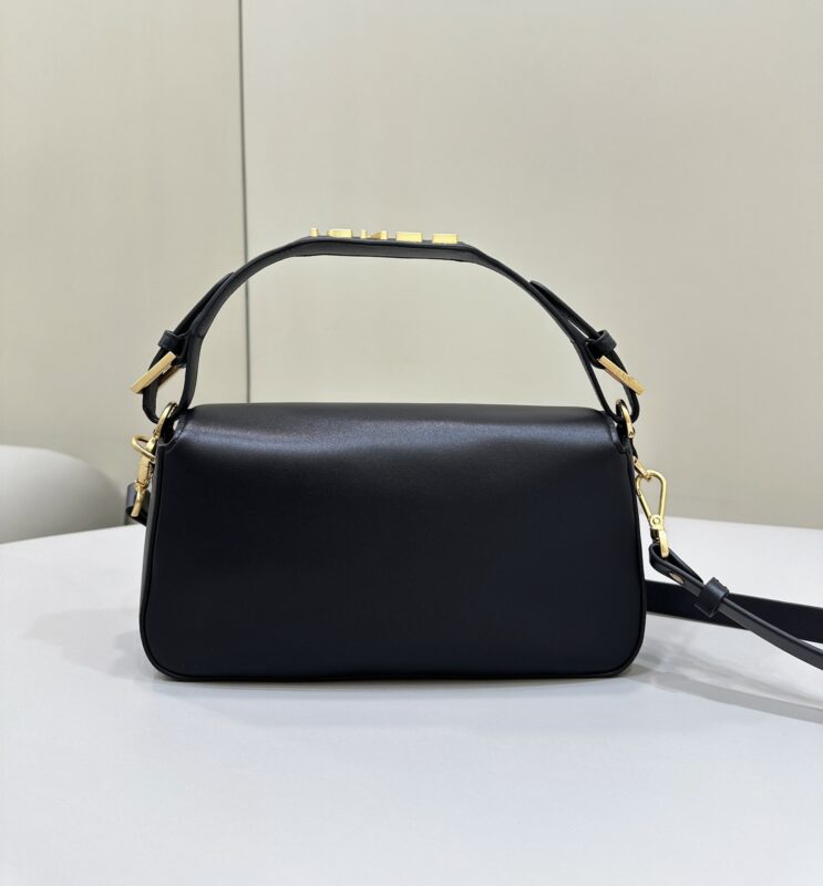 a2-58 Replica Fendi Baguette Full Leather Black - Image 2