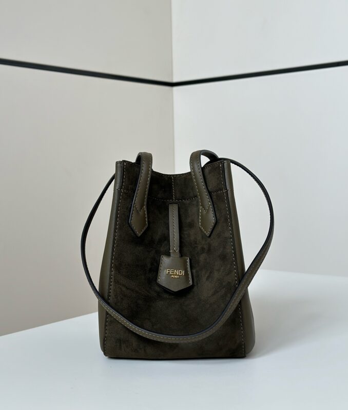 a3-16 Replica Fendi Origami Small Dark Green