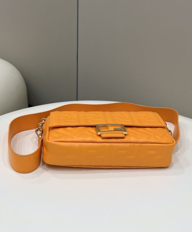 a3-2-16 Replica Fendi Baguette Orange - Image 3