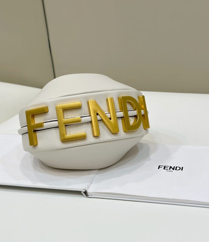 a3-2-6 Replica Fendi Fendigraphy Small White - Image 3