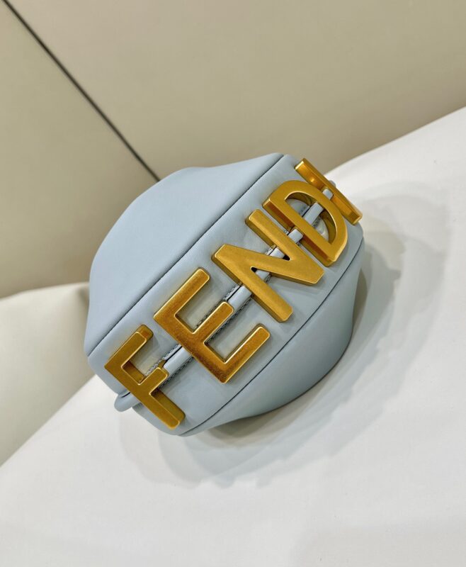 a3-3-4 Replica Fendi Fendigraphy Small Sky Blue - Image 3
