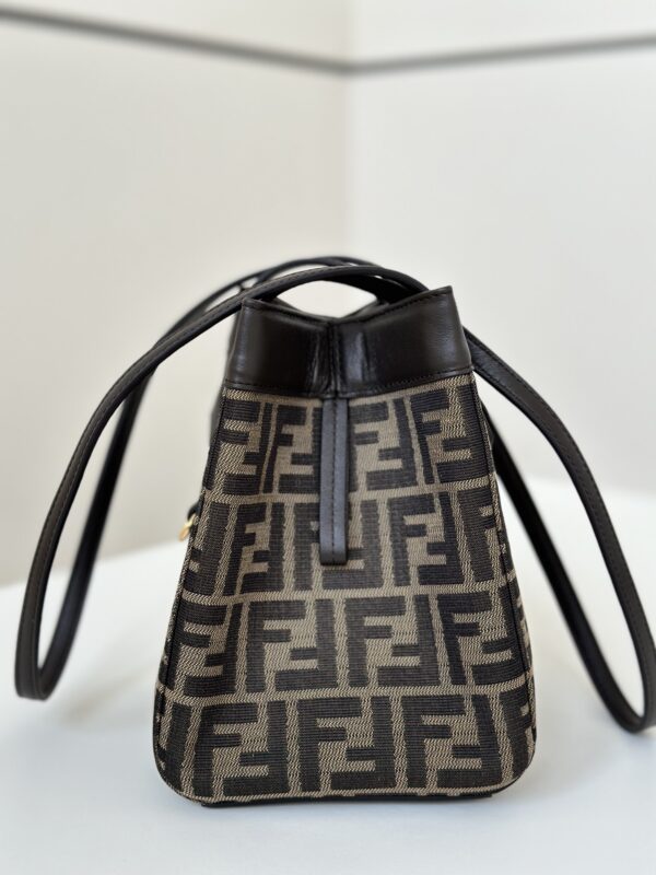 a5-1-13 Replica Fendi Origami Small Brown Cotton - Image 5