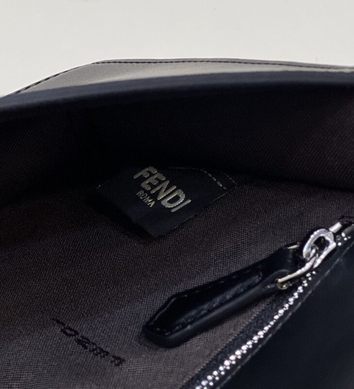 a6-53 Replica Fendi Baguette Pouch Black - Image 5