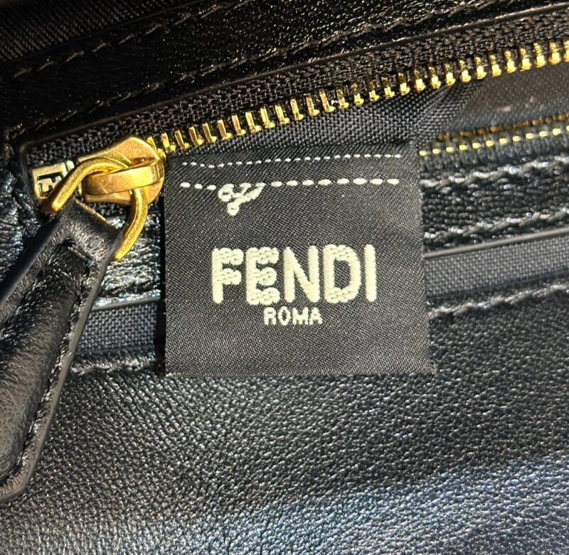 a6-58 Replica Fendi Baguette Full Leather Black - Image 6