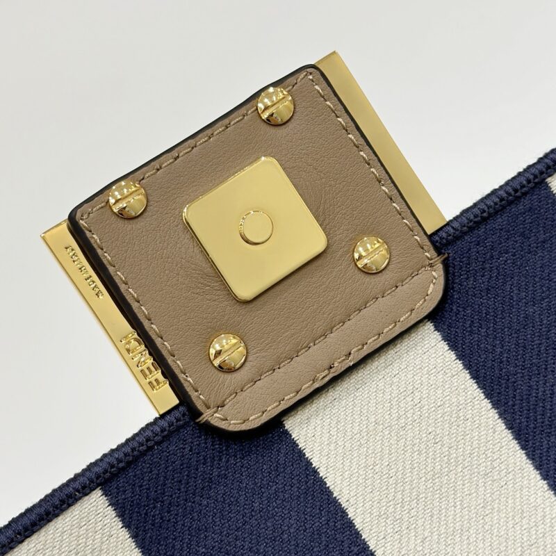 a6-62 Replica Fendi Baguette Small Cotton Blue - Image 6