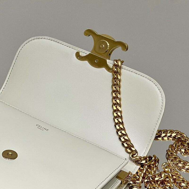 a6-75 Replica Celine Teen Triomphe Bag White - Image 6