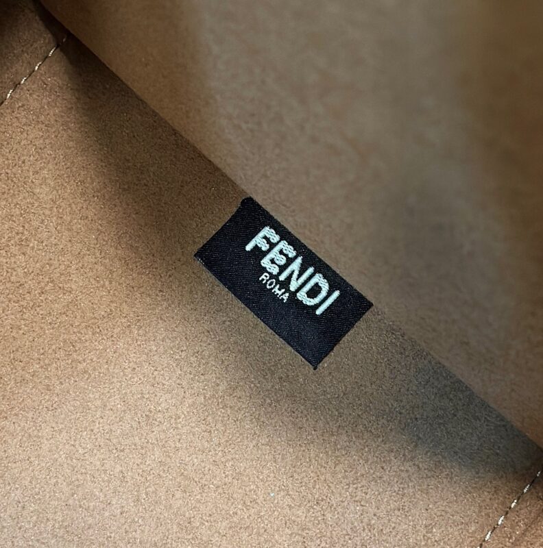 a7-1-16 Replica Fendi Sunshine Tote Brown Monogram - Image 7