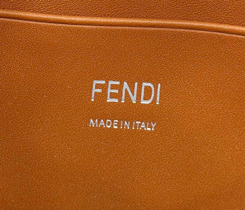 a7-1-29 Replica Fendi Baguette Small Denim Blue - Image 6