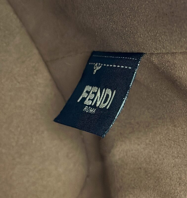 a7-2 Replica Fendi Tresor Mini Bucket Brown - Image 7