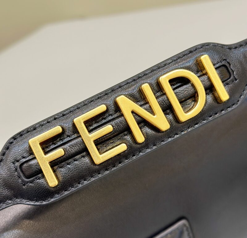 a7-57 Replica Fendi Baguette Full Leather Black - Image 7